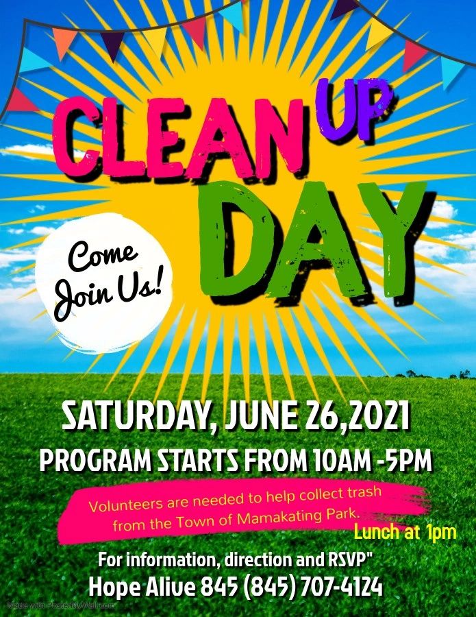 Hope Alive 845 Clean Up The Park